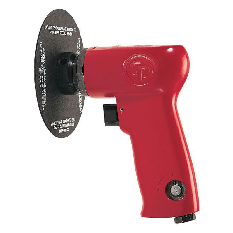 Chicago Pneumatic CP9778 - Air Sander Tool, Home Improvement, Woodworking Tools, Polisher, Rust Removal, Right Angle Sanding Tool, Pistol Handle, Hook & Loop, 5 Inch (125 mm), 0.5 HP/370W - 14000 RPM - Image 2